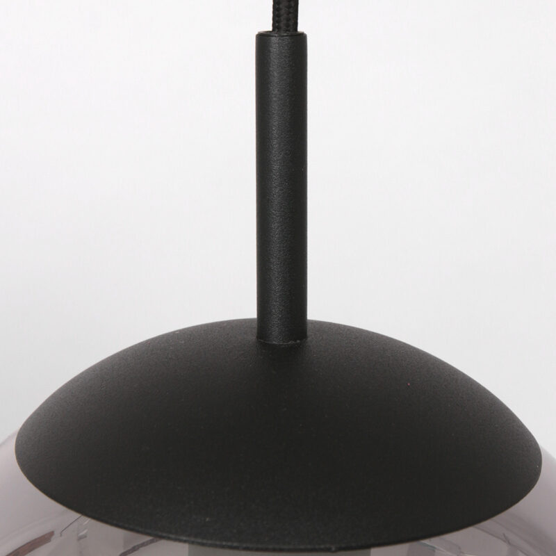 Hanglamp Bollique New 3499ZW Zwart 6 lichts E27 - Afbeelding 6