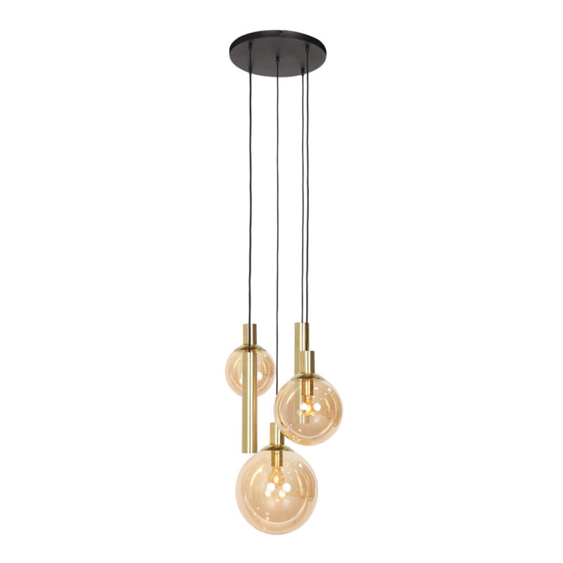 Suspension Bollique New 3801ME Laiton 5 lumières dont 2 tubes - Image 9