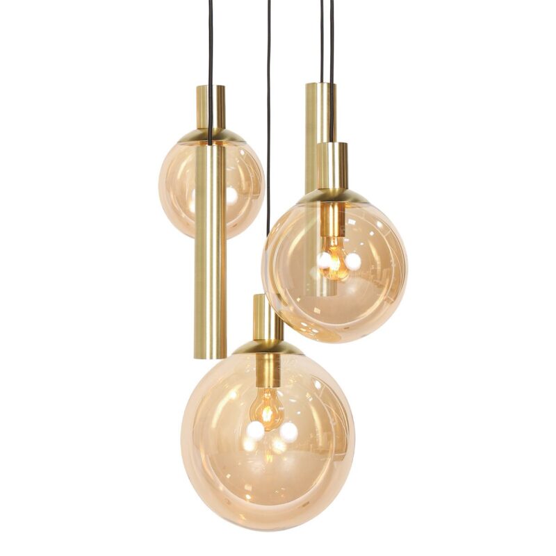 Suspension Bollique New 3801ME Laiton 5 lumières dont 2 tubes - Image 13