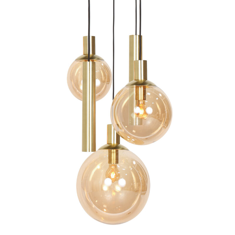 Suspension Bollique New 3801ME Laiton 5 lumières dont 2 tubes - Image 14