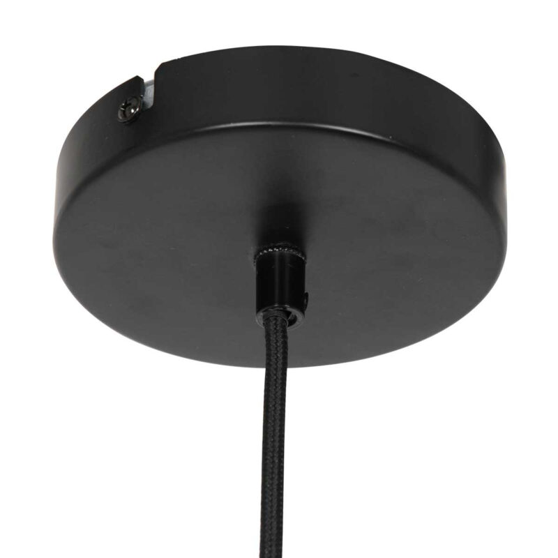 Hanglamp Capos 3511ZW zwart met jutte E27 fitting - Afbeelding 6