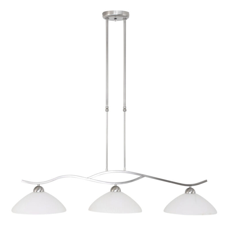 Hanglamp Capri 6837ST Staal 115cm breed en in hoogte verstelbaar - Afbeelding 2