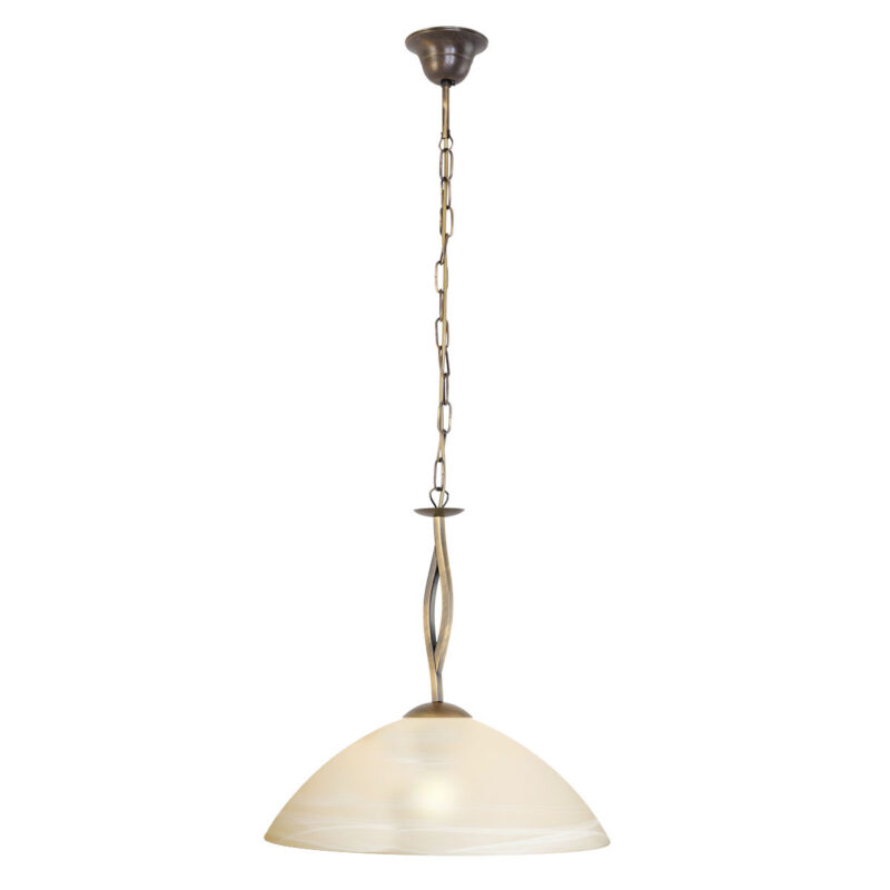 Pendant lamp Capri 6839BR Bronze Ø45 cm with E27 fitting