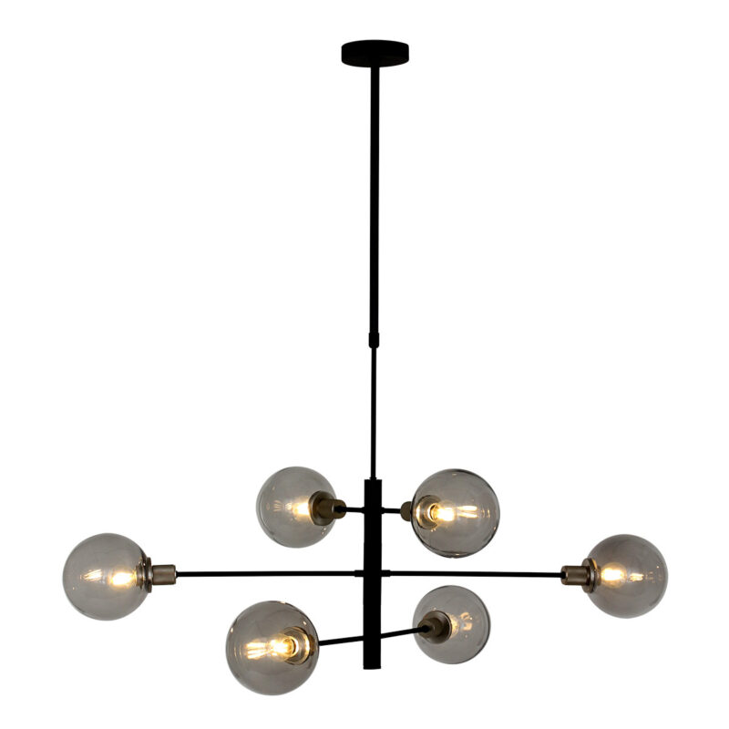 Hanglamp Constellation 2709ZW Zwart draaibaar E14 fitting - Afbeelding 13