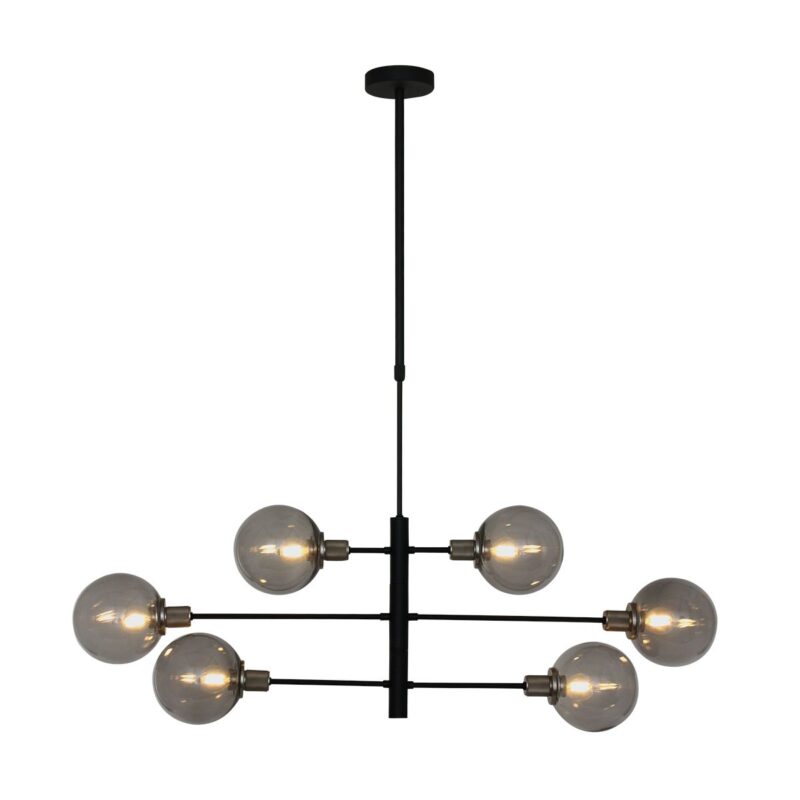 Hanglamp Constellation 2709ZW Zwart draaibaar E14 fitting - Afbeelding 16
