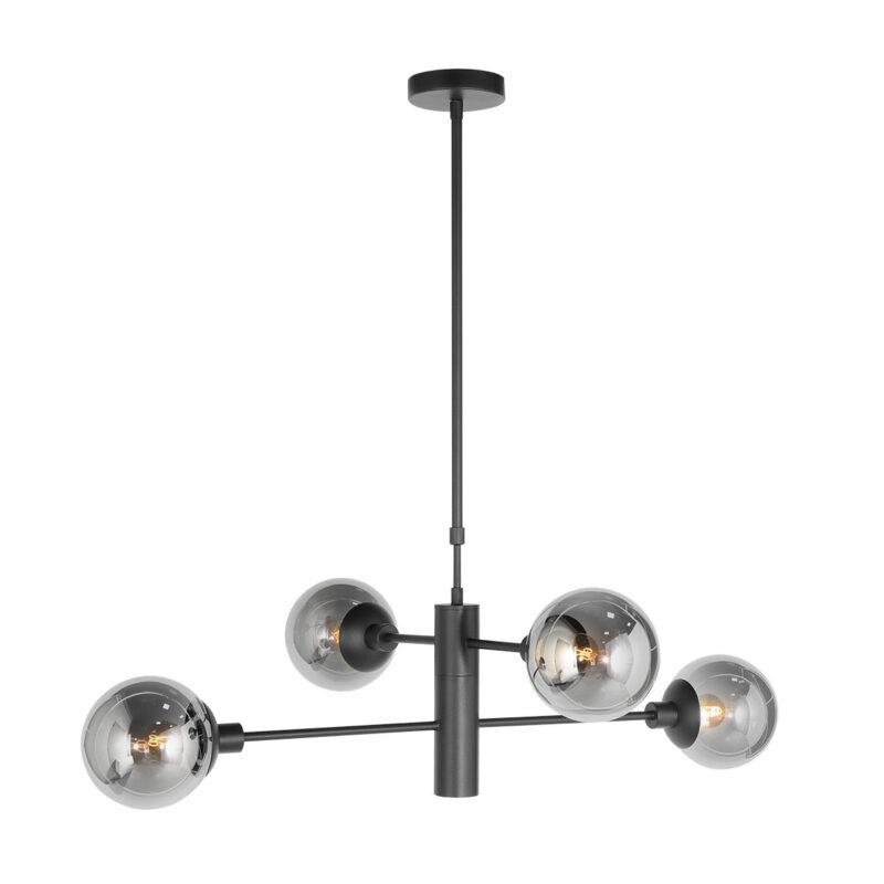 Hanglamp Constellation 3804ZW Zwart met onderlicht - Afbeelding 2