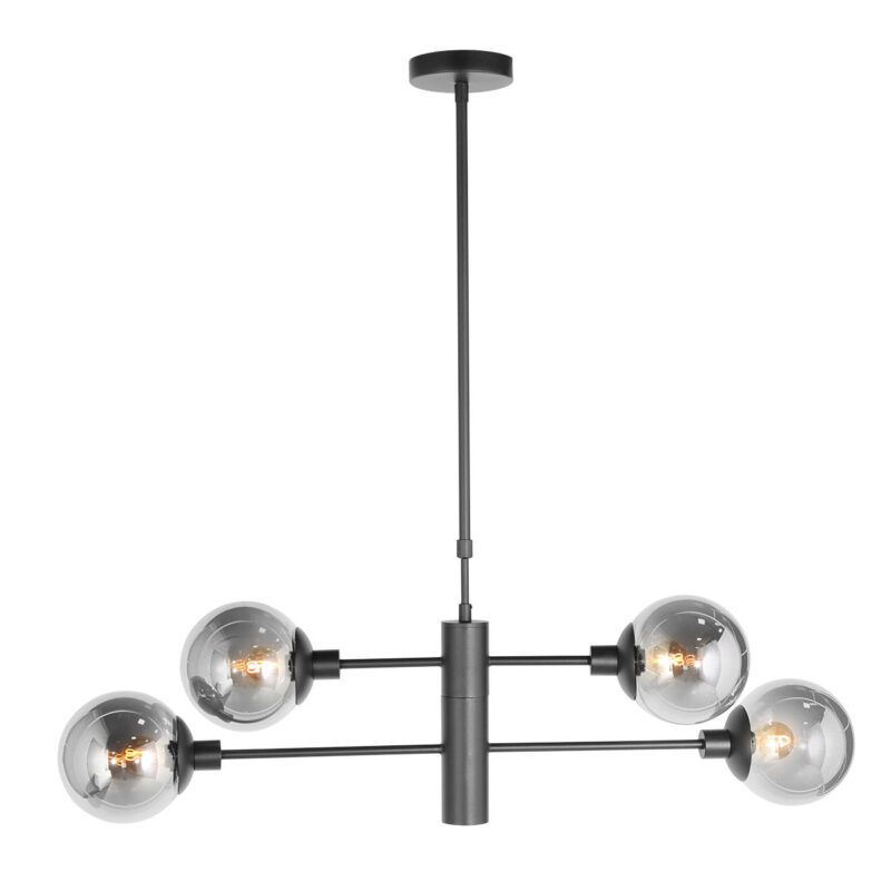 Hanglamp Constellation 3804ZW Zwart met onderlicht - Afbeelding 16