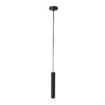 Hanglamp DownLume 4215ZW – Slanke zwarte blikvanger met gouden detail