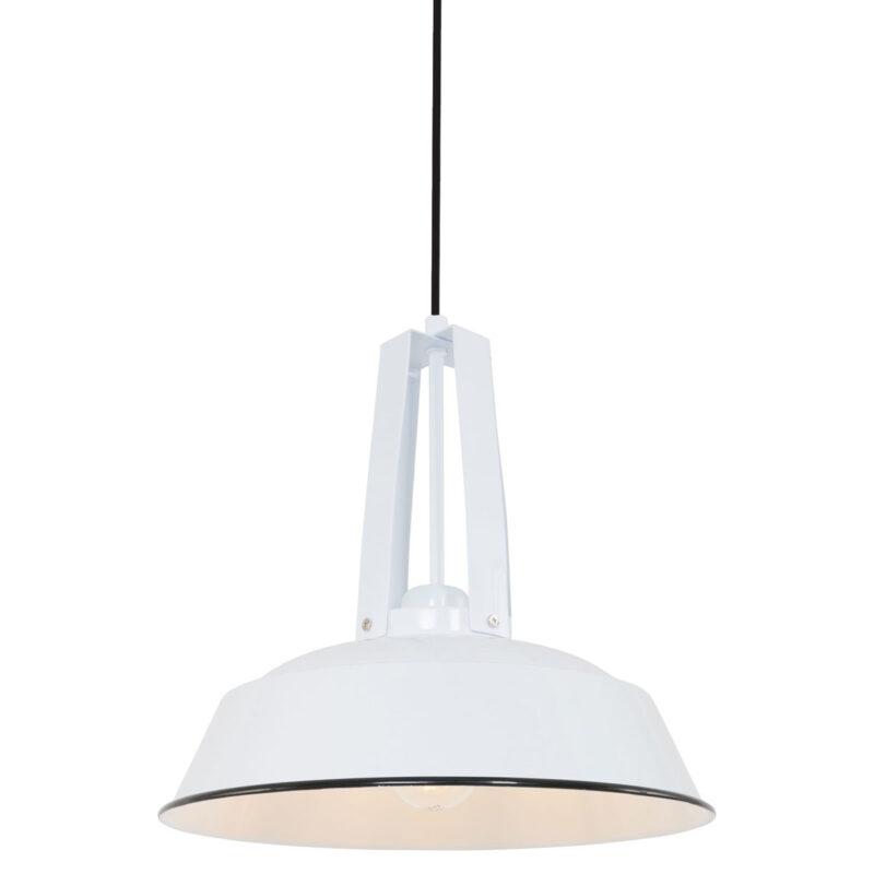 Hanglamp Eden 7704W Wit rond 42cm E27 fitting