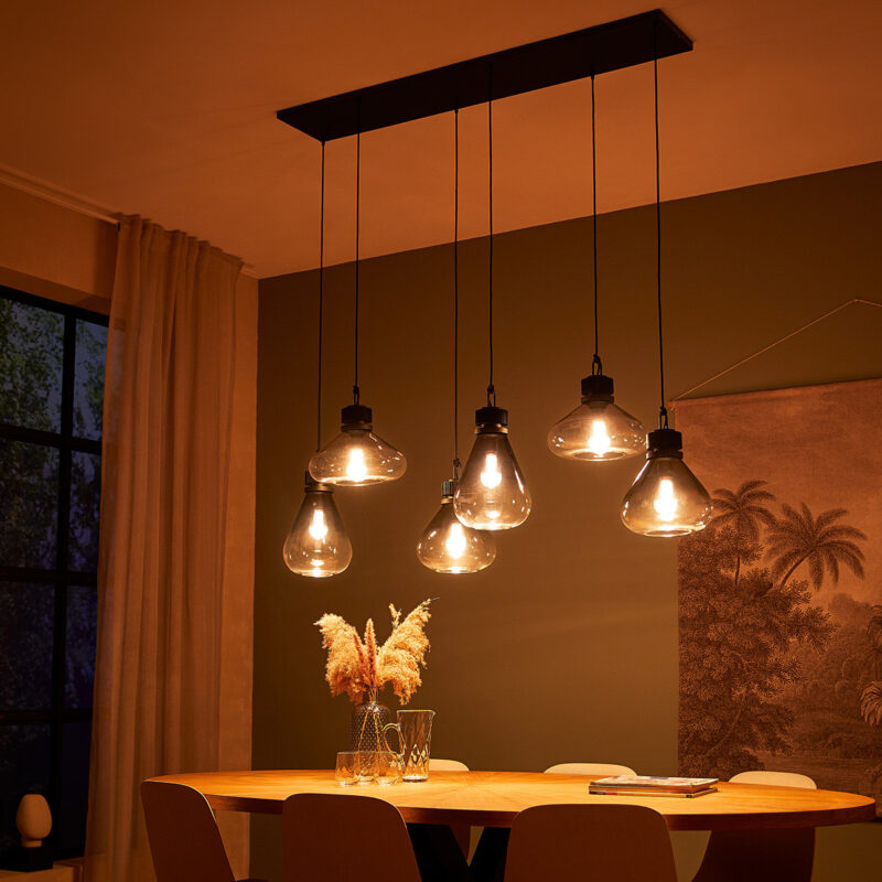 Hanglamp Flere 2672ZW Zwart – Stijlvolle Eyecatcher voor Elk Interieur - Afbeelding 4