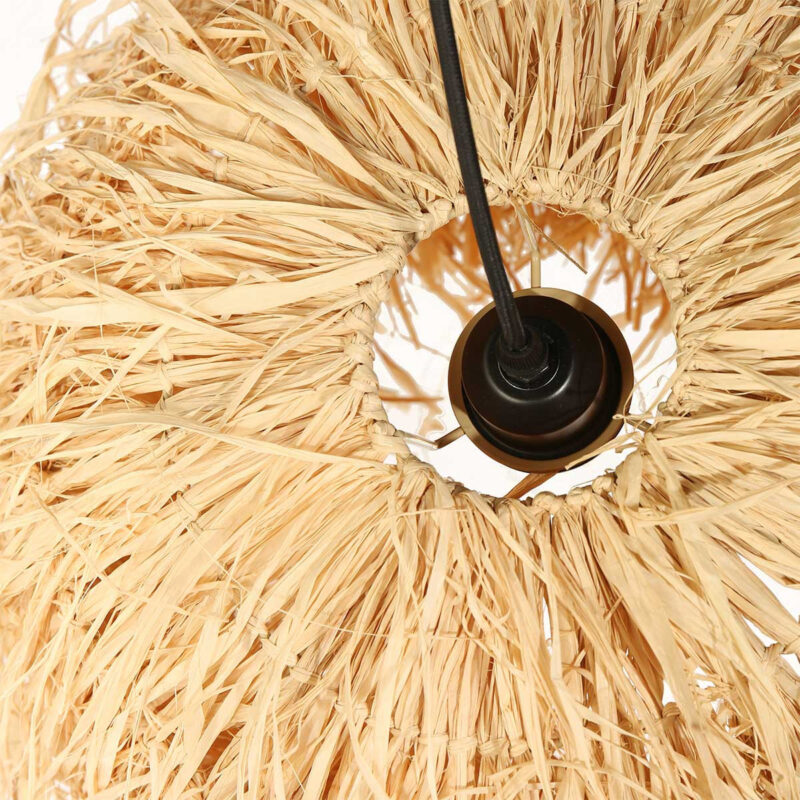 Hanglamp Grass 3819BE met E27 fitting kleur Beige blank - Afbeelding 4