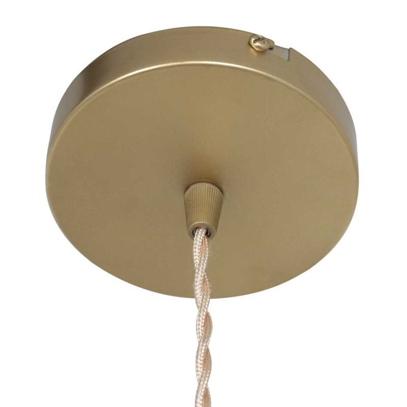 Hanglamp Grazio Glass 3492ME Messing met E14 fitting - Afbeelding 6