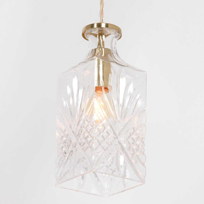 Hanglamp Grazio Glass 3495ME Messing met E14 fitting - Afbeelding 5