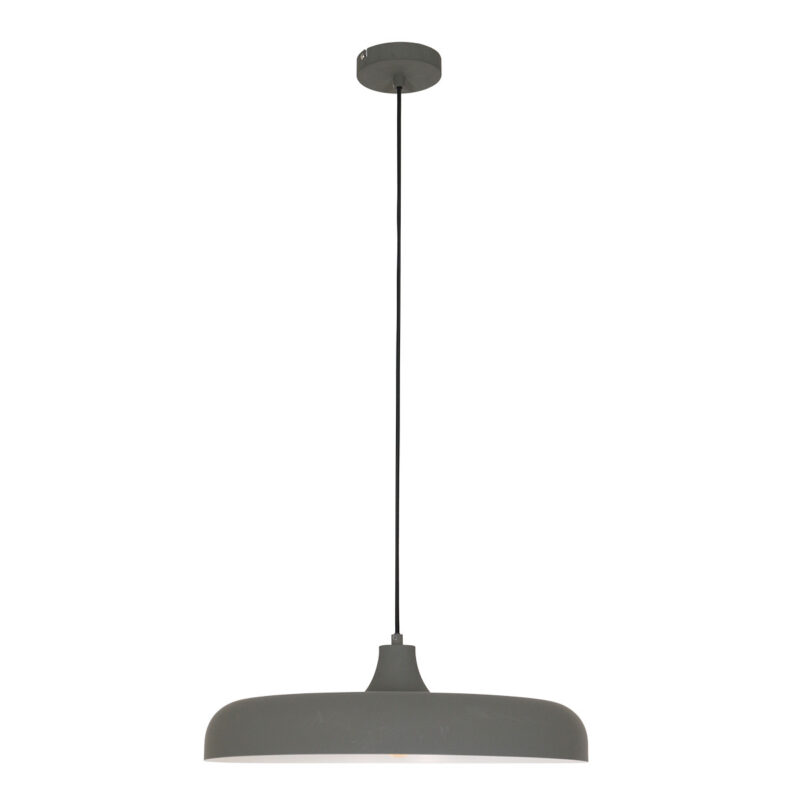 Hanglamp Krisip 2677GR Grijs met E27 fitting aan strijkijzer snoer - Afbeelding 2