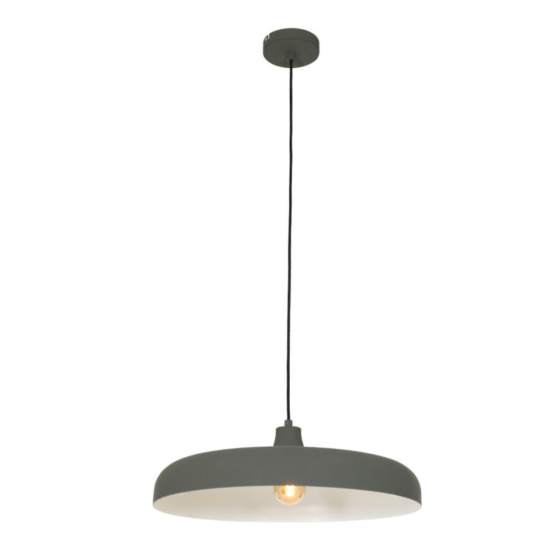 Hanglamp Krisip 2677GR Grijs met E27 fitting aan strijkijzer snoer - Afbeelding 10