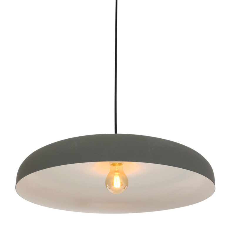 Hanglamp Krisip 2677GR Grijs met E27 fitting aan strijkijzer snoer - Afbeelding 11