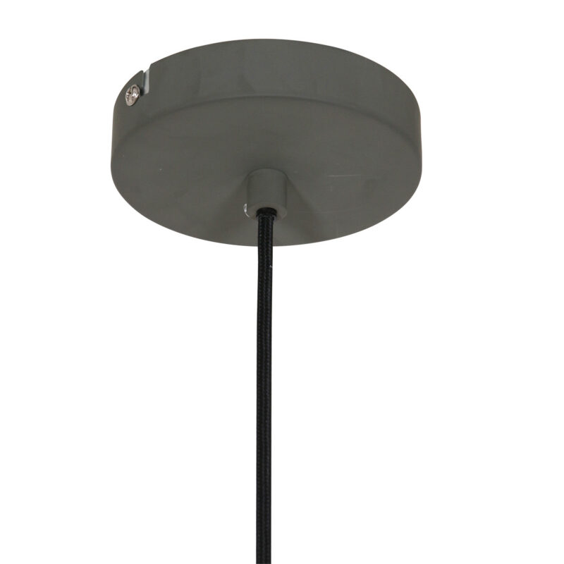 Hanglamp Krisip 2677GR Grijs met E27 fitting aan strijkijzer snoer - Afbeelding 13