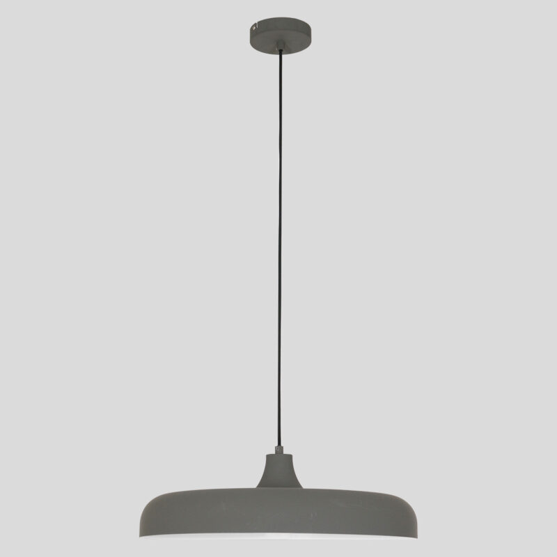 Hanglamp Krisip 2677GR Grijs met E27 fitting aan strijkijzer snoer - Afbeelding 15