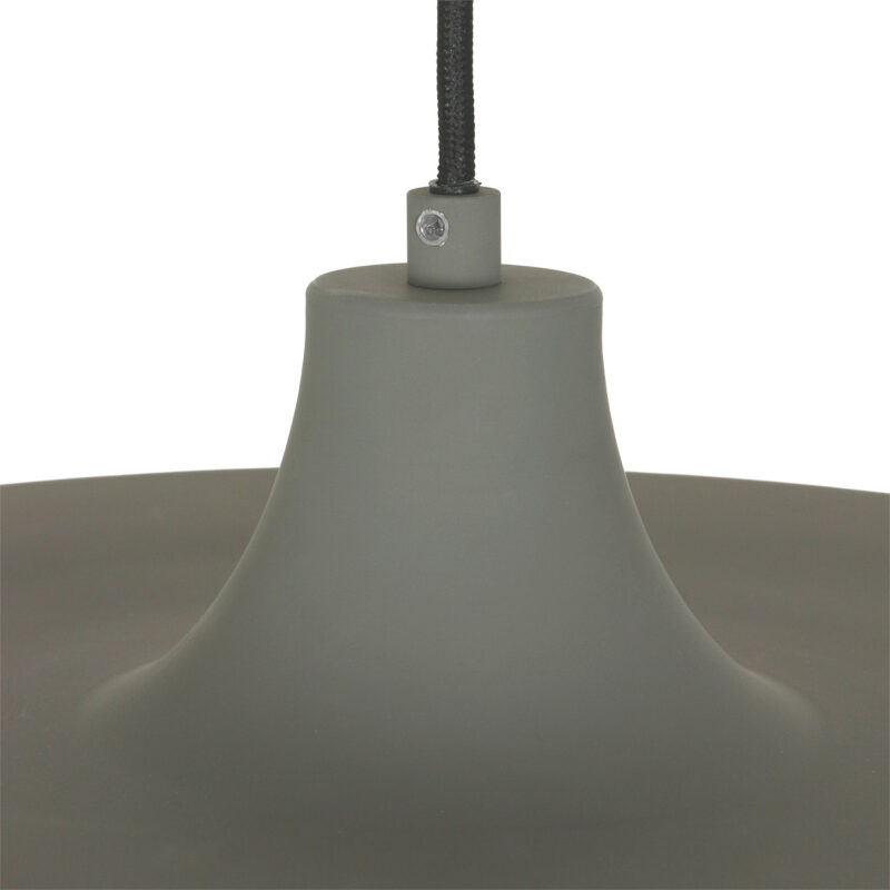 Hanglamp Krisip 2677GR Grijs met E27 fitting aan strijkijzer snoer - Afbeelding 5