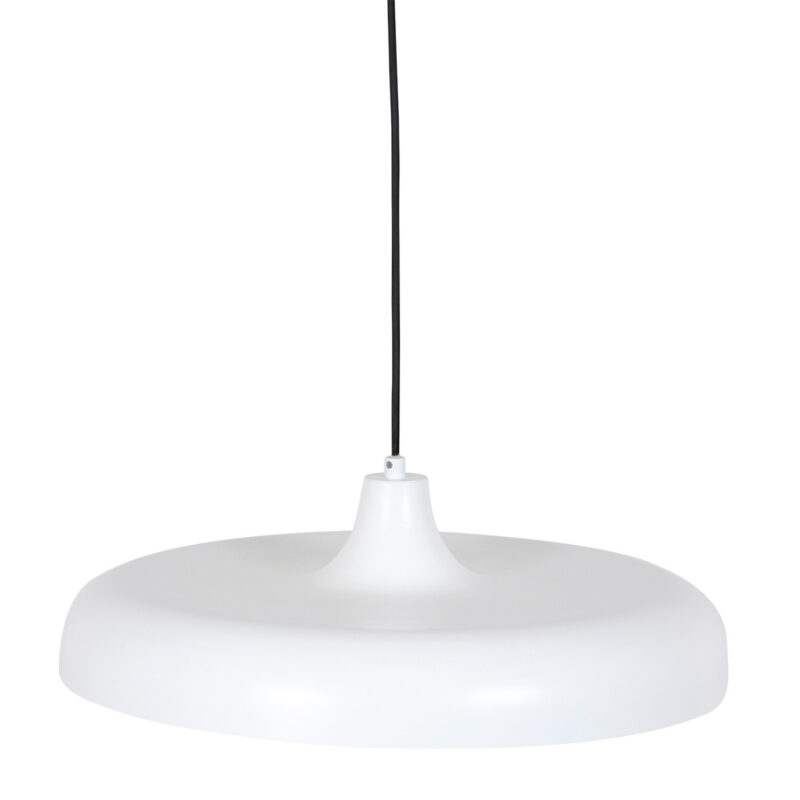 Hanglamp Krisip 2677W Wit met E27 fitting aan stoffen snoer - Afbeelding 12