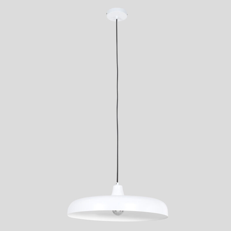 Hanglamp Krisip 2677W Wit met E27 fitting aan stoffen snoer - Afbeelding 16