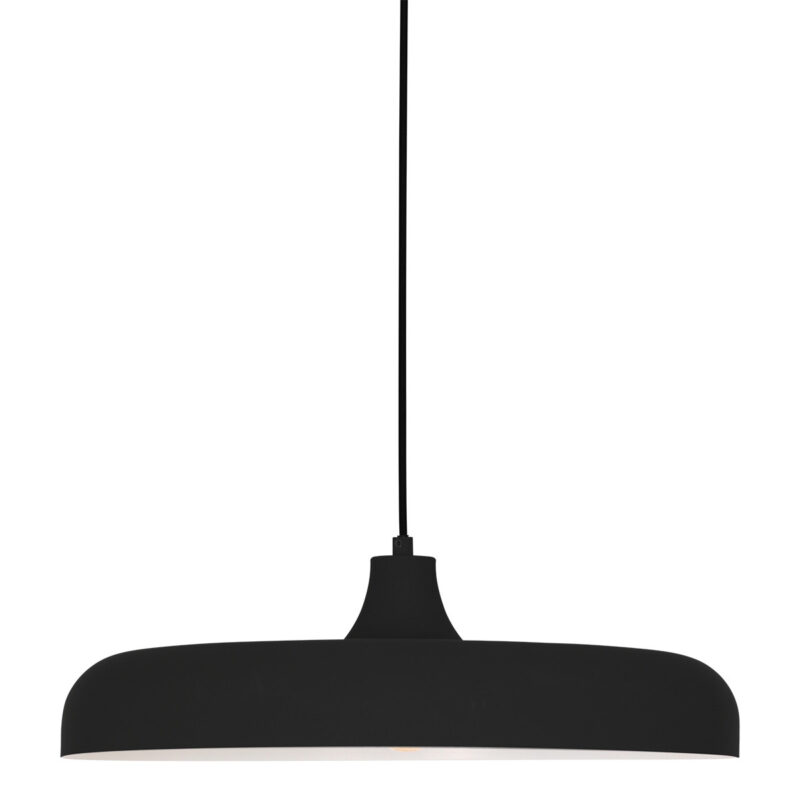 Hanglamp Krisip 2677ZW Zwart met E27 fitting aan stoffen snoer - Afbeelding 10