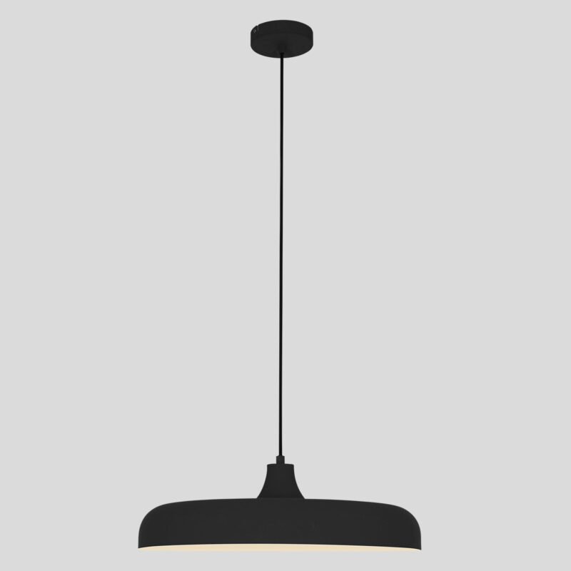 Hanglamp Krisip 2677ZW Zwart met E27 fitting aan stoffen snoer - Afbeelding 14