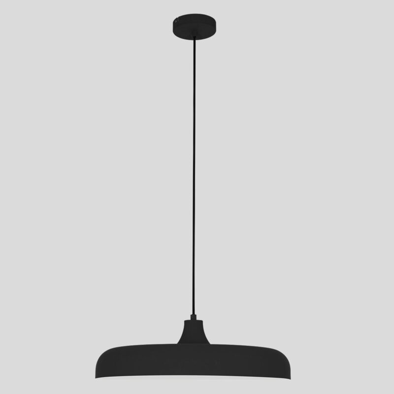 Hanglamp Krisip 2677ZW Zwart met E27 fitting aan stoffen snoer - Afbeelding 15