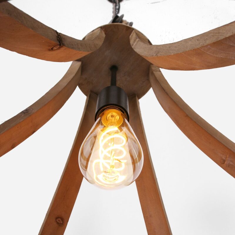 Hanglamp Liberty Bell 1349BE Bruin - Afbeelding 5