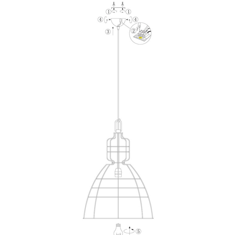 Hanglamp Mark III 7872ZW Zwart - Afbeelding 10