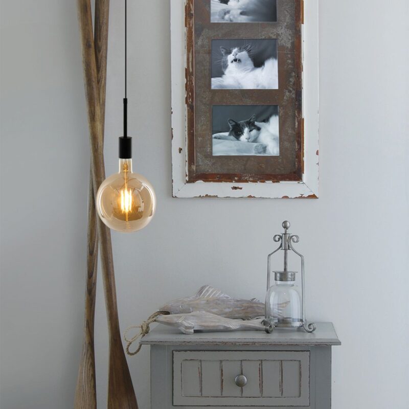 Hanglamp Minimalics 2701ZW Zwart met E27 fitting - Afbeelding 3