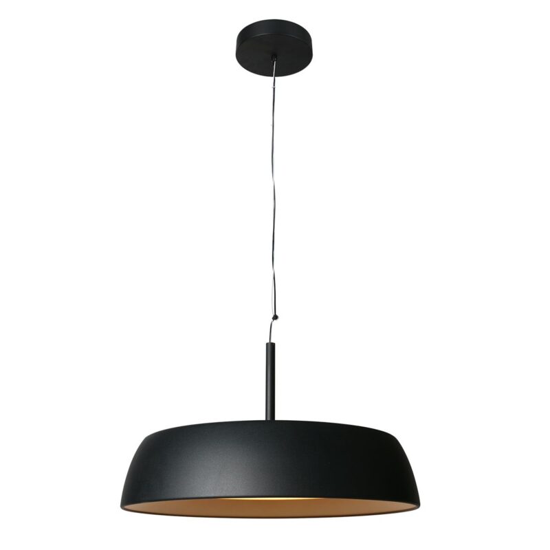 Hanglamp Mykty 3689ZW zwart met goud Ø45 cm 3200 Lumen - Afbeelding 9