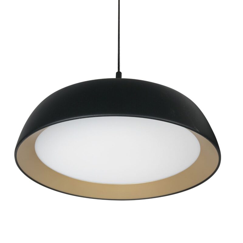 Hanglamp Mykty 3689ZW zwart met goud Ø45 cm 3200 Lumen - Afbeelding 12