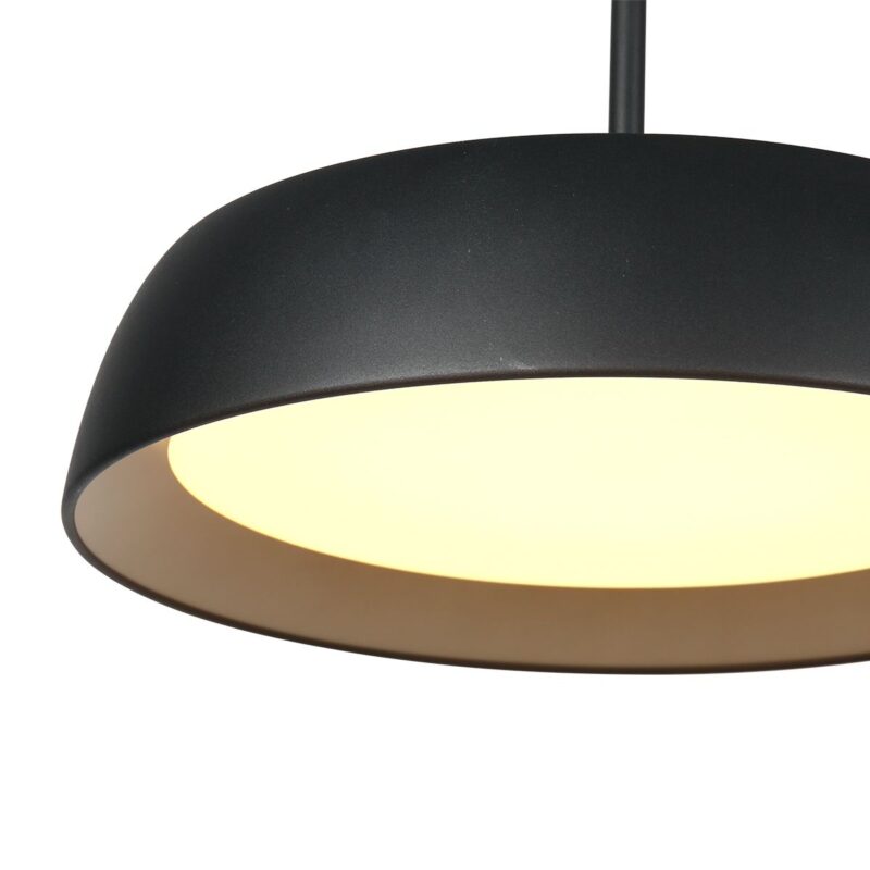 Hanglamp Mykty 3689ZW zwart met goud Ø45 cm 3200 Lumen - Afbeelding 6