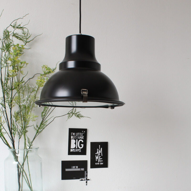 Hanglamp Parade 5798ZW Zwart Ø40cm E27 fitting - Afbeelding 3