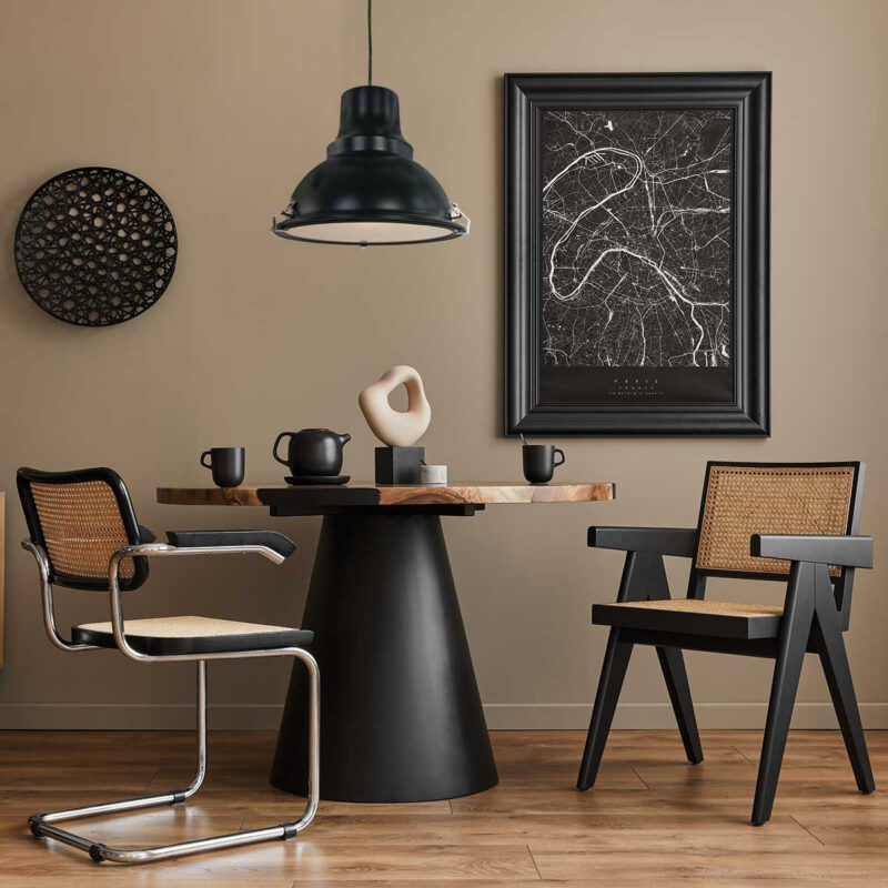 Hanglamp Parade 5798ZW Zwart Ø40cm E27 fitting - Afbeelding 4