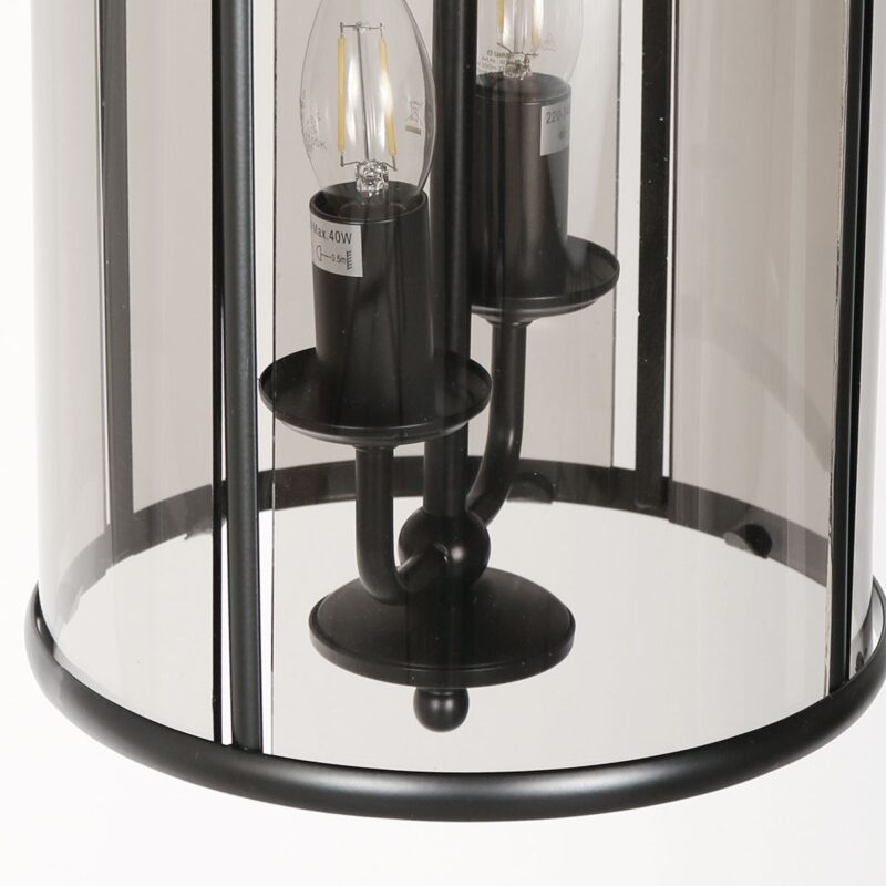 Hanglamp Pimpernel 5971ZW Zwart Ø23 cm klassieke lantaarn - Afbeelding 10