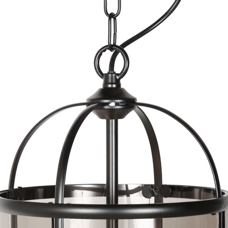 Hanglamp Pimpernel 5971ZW Zwart Ø23 cm klassieke lantaarn - Afbeelding 4