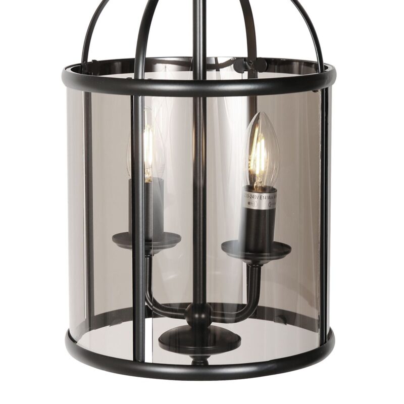 Hanglamp Pimpernel 5971ZW Zwart Ø23 cm klassieke lantaarn - Afbeelding 5