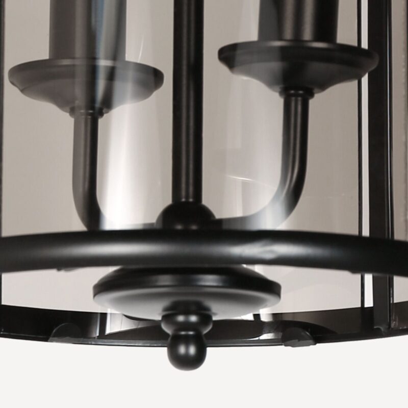 Hanglamp Pimpernel 5971ZW Zwart Ø23 cm klassieke lantaarn - Afbeelding 6