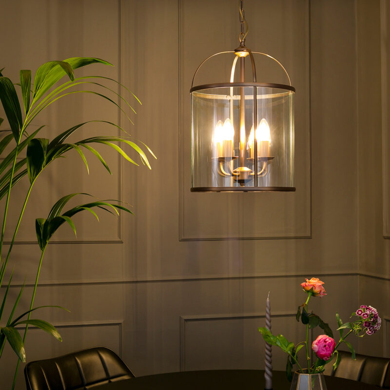 Hanglamp Pimpernel 5972BR Brons Ø25 4 x een E14 fitting - Afbeelding 4