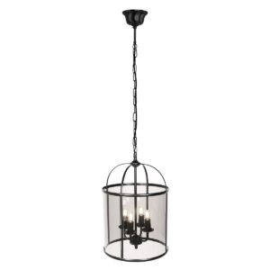 Hanglamp Pimpernel 5972ZW Zwart Ø25 4 x een E14 fitting