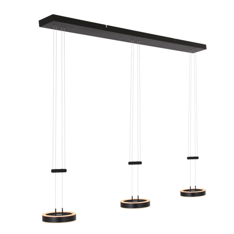 Hanglamp Piola 3501ZW Zwart 3 lichts - Afbeelding 10