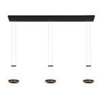 Pendant lamp Piola 3501ZW Black 3 lights