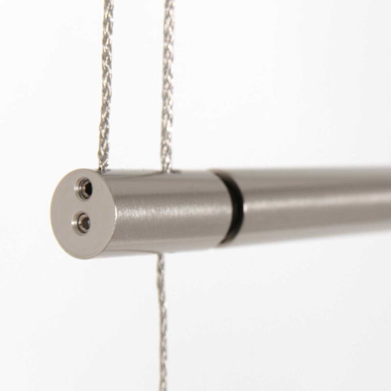 Hanglamp Profilo 3317ST Staal 115cm breed 1700 lumen - Afbeelding 4