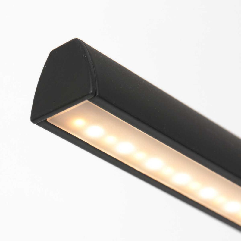 Hanglamp Profilo 3317ZW Zwart 115cm breed 1700 lumen - Afbeelding 11