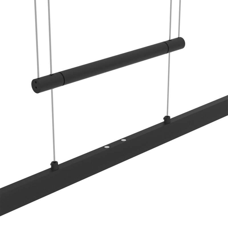 Hanglamp Profilo 3317ZW Zwart 115cm breed 1700 lumen - Afbeelding 13