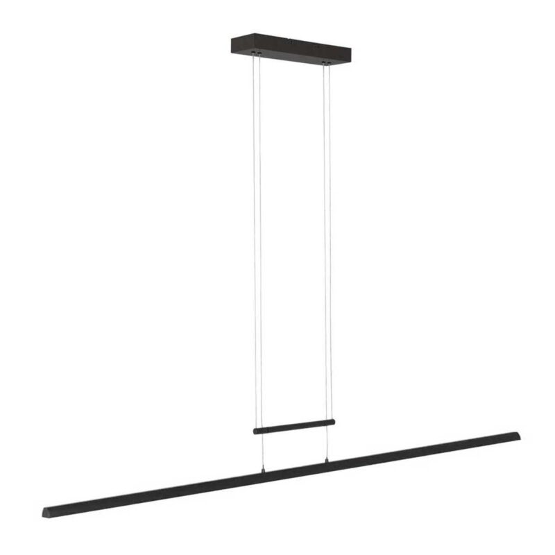 Hanglamp Profilo 3318ZW Zwart 150 cm breed 2100 lumen - Afbeelding 10