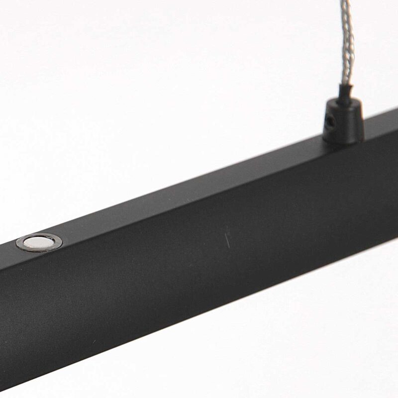 Hanglamp Profilo 3318ZW Zwart 150 cm breed 2100 lumen - Afbeelding 14