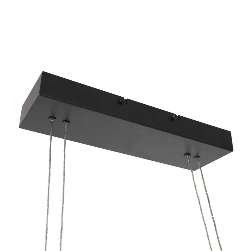 Hanglamp Profilo 3318ZW Zwart 150 cm breed 2100 lumen - Afbeelding 5